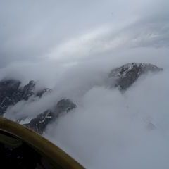 Flugwegposition um 09:56:14: Aufgenommen in der Nähe von Gemeinde Ramsau am Dachstein, 8972, Österreich in 2844 Meter